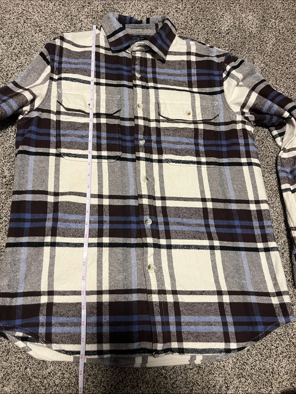 Banana Republic Standard Fit Heavyweight Flannel Men/Unisex-Small